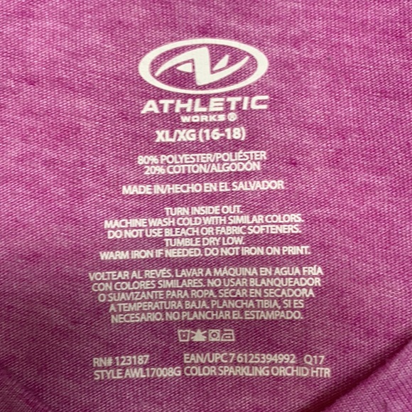 Women’s XL16-18 ATHLETIC cap sleeve Vneck t-shirts - Picture 4 of 6